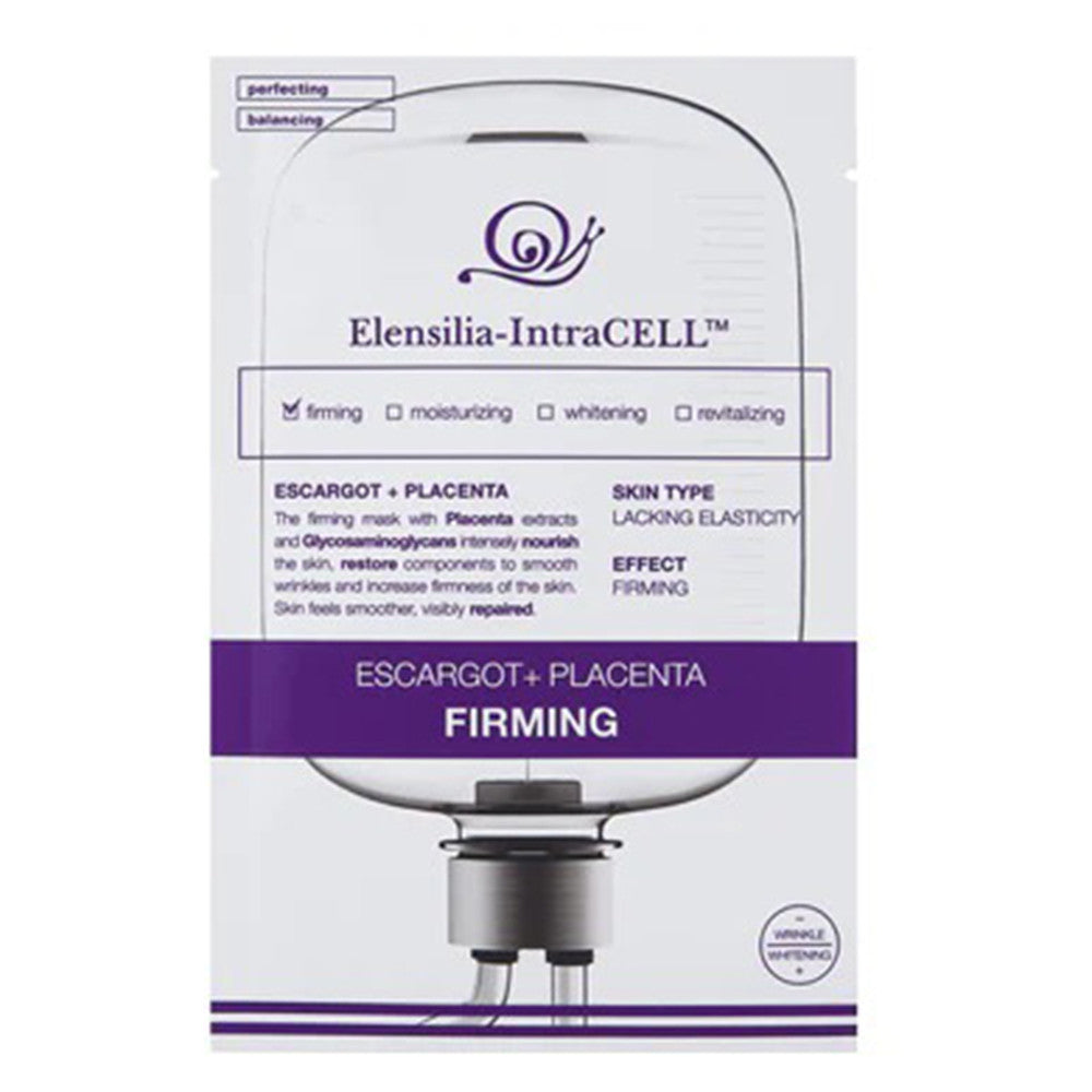 Elensilia IntraCELL Escargot Placenta Firming Mask 1Box of 10 Sheets
